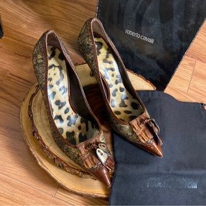 Roberto Cavalli Heels w/ Box & Dust Bag